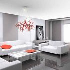 Stylish Chandelier With Vivacious Stylish Chandelier Design Interior With White Sofa Furniture In Modern Decoration Ideas For Home Inspiration Furniture Extraordinary Contemporary Chandelier For Your Living And Dining Room