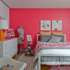 White Pink Duvet Adorable White Pink And Yellow Duvet Cover In Pink Bedroom Ideas For Eclectic Kids With Gray Wooden Canopy Bed Bedroom 16 Colorful And Pretty Pink Bedroom Ideas For Little Girls