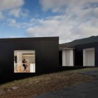 Two Floor By Awesome Two Floor House CZ By SAMI Arquitectos Painted In Black With Frame Less Glass Attached On The Windows Architecture Fabulous Contemporary Simple House With Great White And Black Colors