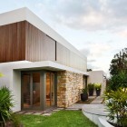 Two Story House Awesome Two Story Warringah Road House Building Designed With Wood Abundance And Stone Cladding On Wall Dream Homes Spacious Contemporary Three Story House With Elegant Panorama View