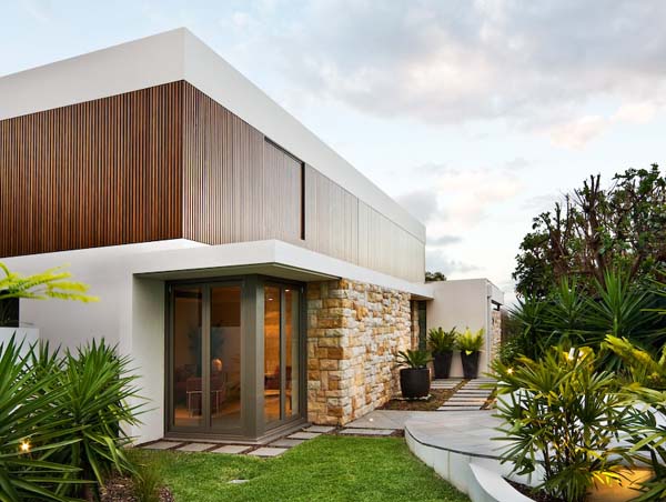 Two Story House Awesome Two Story Warringah Road House Building Designed With Wood Abundance And Stone Cladding On Wall Dream Homes  Spacious Contemporary Three Story House With Elegant Panorama View