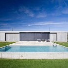 Swimming Pool Backyard Beautiful Swimming Pool In The Backyard Give Fresh Nuance To The Anton House And Increase The Elegance Of Room Interior Design Dream Homes Rectangular Concrete Home With Swimming Pool And Natural Elements