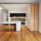 Wooden Floor House Chic Wooden Floor In Treetop House Interior Area That Paint Wall Make Kitchen Room More Nice Architecture Comfortable Modern Home With Dazzling Glass Facades