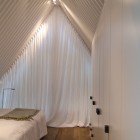Holiday Home Attic Comfortable Holiday Home In Vlieland Attic Master Bedroom Idea With Mounted Ceiling And Sheer Curtain And Wardrobe Dream Homes Classic Home Exterior Hiding Stylish Interior Decorations