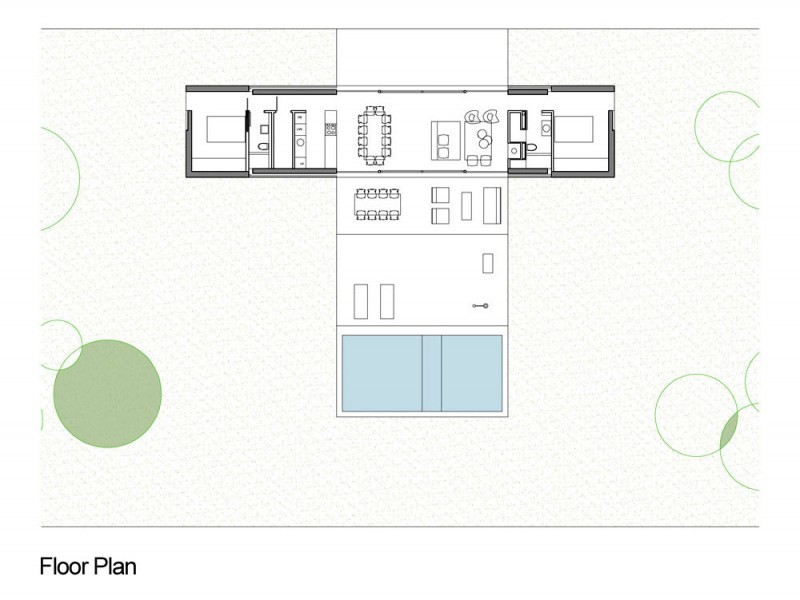 Anton House Designed Creative Anton House Plan Is Designed By Amazing Design That Put Big Attention In Efficiency Of Room Space Dream Homes Rectangular Concrete Home With Swimming Pool And Natural Elements