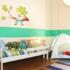 Contemporary Kids Ideas Cute Contemporary Kids Toddler Bedroom Ideas With Cute Wall Decor And Minimalist Bedding Style Used Tent Minimalist Decoration Bedroom 12 Beautiful Toddler Bedroom Ideas With Perfect Secure Cribs