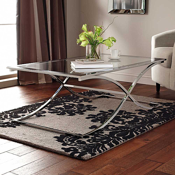 Houston Glass Table Epic Houston Glass Chrome Coffee Table Furniture With Modern Design In Living Room Interior For Inspiration To Your House Furniture  Sophisticated Chairs And Table Furniture With Modern Chrome Accents