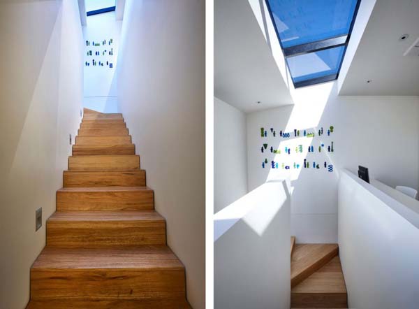 View By Design Good View By Wooden Staircase Design Ideas Feat White Wall In Treetop House That Connected The Others Rooms Architecture  Comfortable Modern Home With Dazzling Glass Facades