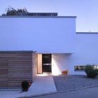 Building Design Color Great Building Design With White Color And The Planters Were Accompanied In The Zochental Residence Area Architecture Creative Glass Facade Of Unconventional Contemporary House Appearance