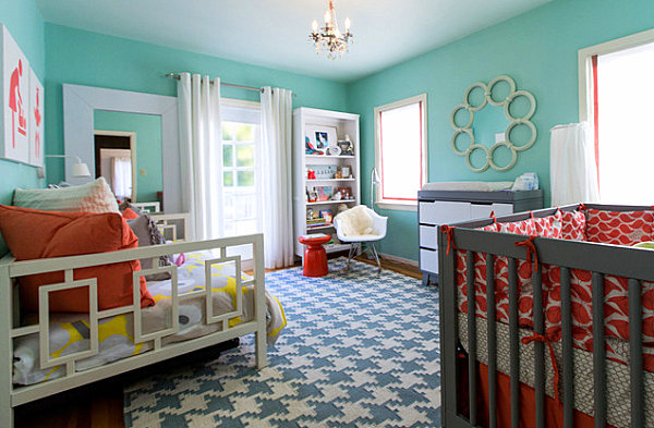 Nursery Daybed Closely Modern Nursery Daybed Idea Placed Closely To The Wall With Toys And Reading Nook Located Next To Window Dream Homes  Stunning Modern Interior Design For Multi-Function Room