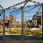 Green Roofed Rooftop Refreshing Green Roofed Penthouse Apartment Rooftop Glass Hall Designed With Intricate Ceiling To Connect The Garden Dream Homes Modern Townhouse Design With Fascinating Rooftop Garden And Glass Walls