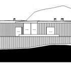 Two Story By Simple Two Story House CZ By SAMI Arquitectos Section Floor Plan Idea Displaying Transparency On Upper Floor Architecture Fabulous Contemporary Simple House With Great White And Black Colors