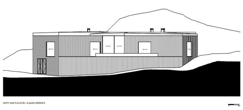 Two Story By Simple Two Story House CZ By SAMI Arquitectos Section Floor Plan Idea Displaying Transparency On Upper Floor Architecture  Fabulous Contemporary Simple House With Great White And Black Colors