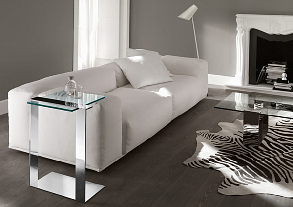 Joilet Glass Furniture Stunning Joliet Glass End Table Furniture With Small Shaped And White Sofa Furniture In Contemporary Design Ideas Furniture  Sophisticated Chairs And Table Furniture With Modern Chrome Accents