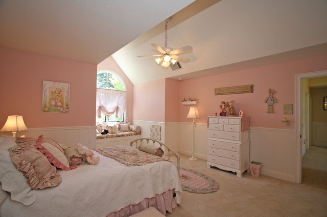 Shaped White For Unique Shaped White Pendant Lamp For Pink Bedroom Ideas In Traditional Kids With White Wooden Dresser Bedroom 16 Colorful And Pretty Pink Bedroom Ideas For Little Girls