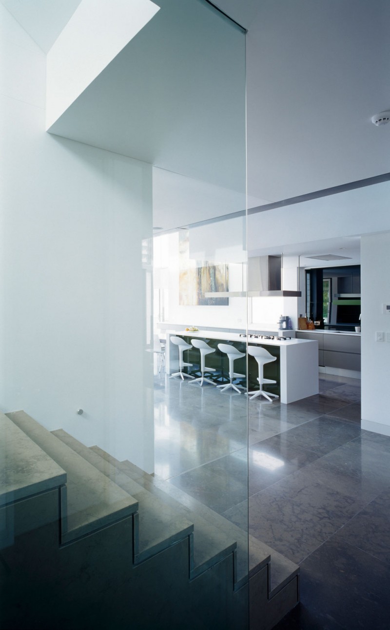 Wooden Stairwell Sensory Appealing Wooden Stair Design In Sensory Interior Delight Residence With Screen Glass That Completed The Design Dream Homes  Stunning Urban Interior Design With Glass And Metal Elements