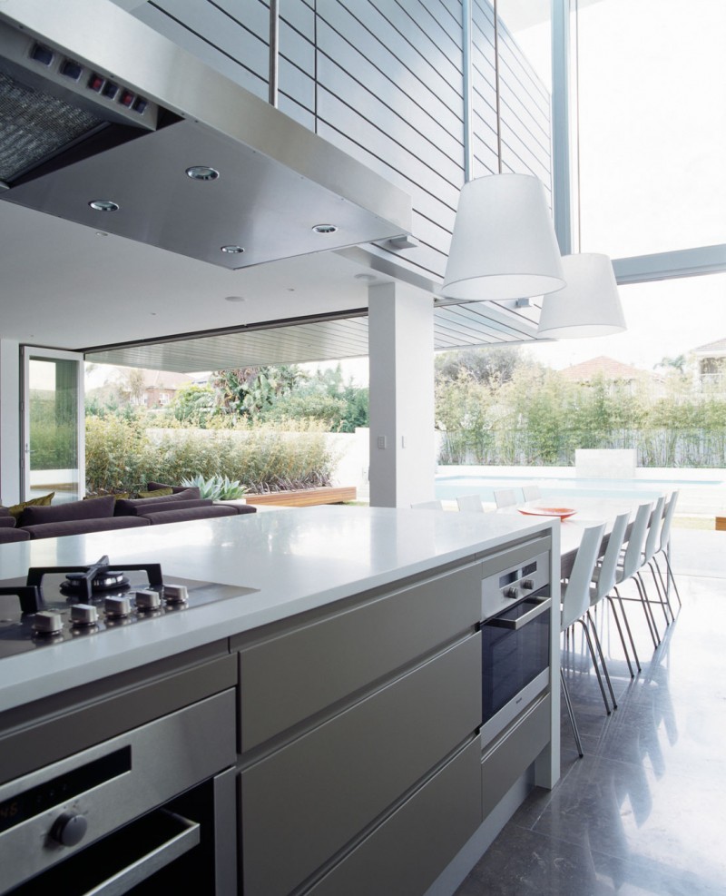 Kitchen Room Stove Chic Kitchen Room Design With Stove And Cabinets Also In Sensory Interior Delight Residence Showing Planters Area Too Dream Homes Stunning Urban Interior Design With Glass And Metal Elements