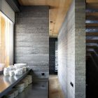 Surface Of Soglio Clean Surface Of Barn In Soglio Home Kitchen Storage Idea For Dining Ware Collection Enlightened By Windows Decoration An Old Barn Turned Into Eclectic Contemporary House With Stone Walls And Wood Shutters