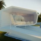 And Airy House Cool And Airy White Wave House Design With Metallic Railing Installed Along The Outdoor Building To The Beach Dream Homes Exquisite Contemporary Summer House In Spectacular White Exterior