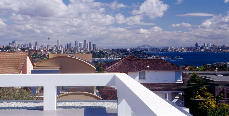 View By Delight Good View By Sensory Interior Delight Residence Showing White Color And The Stones Completed The Design Ideas Dream Homes  Stunning Urban Interior Design With Glass And Metal Elements