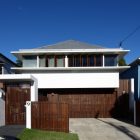 Contemporary Gibbon Front Imposing Contemporary Gibbon Street House Front Facade Design With Perfect Combination Of Wood Tones With White Painting Dream Homes Unique Contemporary House Design With Elegant Comfortable Sensations