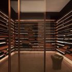 Ipes House Used Lavish Ipes House Interior Design Used Modern Wine Cellar Design Used Wooden Shelving Furniture For Home Inspiration To Your House Dream Homes Stylish And Luxurious Contemporary Home With Exposed Concrete Elements
