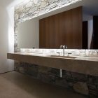 Ipes House In Perfect Ipes House Interior Design In Bathroom Decorated With Natural Bathroom Vanity Furniture Used Concrete And Stone Material Dream Homes Stylish And Luxurious Contemporary Home With Exposed Concrete Elements