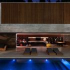 Ipes House Decorated Sensational Ipes House Outdoor Space Decorated With Modern Pool Lighting Design Ideas With Modern Tropical Furniture Design Dream Homes Stylish And Luxurious Contemporary Home With Exposed Concrete Elements