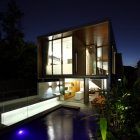 Small Outdoor Of Terrific Small Outdoor Swimming Pool Of Contemporary Gibbon Street House Featured With Lamps Under Water And Beautiful Landscape Dream Homes Unique Contemporary House Design With Elegant Comfortable Sensations (+18 New Images)