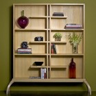 Floral Decorating From Amazing Floral Decorating Ideas Made From Wood Modern Minimalist Wooden Style Bookshelf Designs Ideas Equipped With Green Wall Furniture 16 Creative Bookshelves Design For Fantastic Modern And Modular Furniture