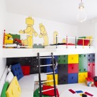 Lego Themed With Appealing Lego Themed Kids Room With Colorful Ornaments White Bench White Ceiling And Lego Wall Art Kids Room 21 Cool Modern Kids Room With Colorful Furniture Touches