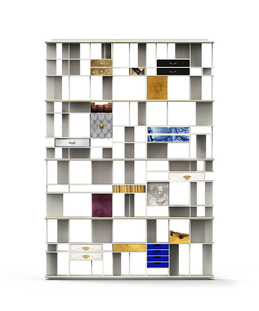 Bookcase In Clean Awesome Bookcase In Nice White Clean Color Finish With Lovely Artistic Patterns Cool Bookcases Perfect For Smart Storage System Furniture  16 Creative Bookshelves Design For Fantastic Modern And Modular Furniture