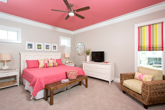 Traditional Bedroom Wooden Beautiful Traditional Bedroom Design With Wooden Foot Board And Pink Bedspread At Fancy Bedroom Ideas For Girls Use Rattan Armchair Bedroom  Lovely Bedroom Ideas For Girls With Fun And Colorful Furniture