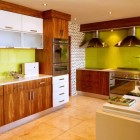 And Cool U Bright And Cool House The U Shaped Kitchen Furnished With Base And Wall Cabinets As Smart Storage Idea Dream Homes Eclectic Contemporary Home In Hip And Vibrant Interior Style