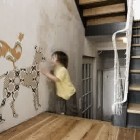 And Funny In Chic And Funny Animal Decal In Beautiful Home Design With Pattern Decorating Old Fashioned Wall Of Jones Home Staircase Area To Keep It Stylish Decoration Dramatic Modern Home With Elegant And Beautiful Exteriors