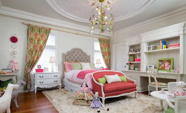 Bedroom Ideas With Enchanting Bedroom Ideas For Girls With Floral Carpet And Red Sofa Beautify By Fancy Chandelier Design And Floral Curtain Bedroom  Lovely Bedroom Ideas For Girls With Fun And Colorful Furniture