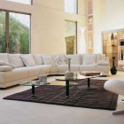 White Quilted Sofa Fascinating White Quilted Roche Bobois Sofa Set In Sectional Sofa Style With Low And High Glass Coffee Table On Dark Brown Rug Interior Design 38 Contemporary Living Room With Modern Sofas Designed By Roche Bobois