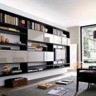 Bookshelf Designs With Integrated Bookshelf Designs Shelving Unit With TV Cabinet For Entertainment Center Living Room Design Furniture 16 Creative Bookshelves Design For Fantastic Modern And Modular Furniture