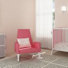 Nursery Space Design Lovely Nursery Space With Modern Design Pink Chair White Crib Grey Drawers And The Wide Mirror Kids Room 21 Cool Modern Kids Room With Colorful Furniture Touches