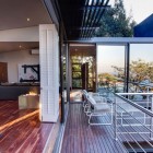 House Porch Upper Magnificent House Porch Area On Upper Floor Level With Chic Thin White Folding Doors Separate It From Interior Dream Homes Eclectic Contemporary Home In Hip And Vibrant Interior Style