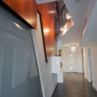 Maribyrnong House With Magnificent Maribyrnong House Corridor Area With Wonderful Wooden Veneer Installed On Upper Wall Side Architecture Lavish And Breathtaking Contemporary Home With Spectacular Exterior Appearance