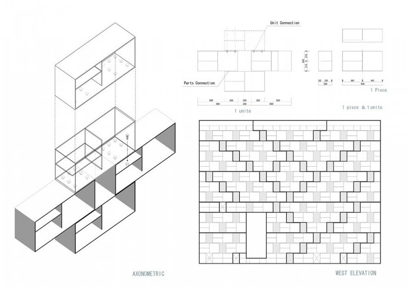 3d Plan Cell Modern 3D Plan Of Brick Cell House Details Architecture Show The Econometric View From West Elevation Plan And Design Architecture Unique Contemporary Home In Modern Cube Shape Architecture