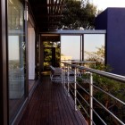 Stainless Steel Upper Modern Stainless Steel Fences Surrounding Upper Floor Balcony Of House The With Deck Flooring And Ceiling Dream Homes Eclectic Contemporary Home In Hip And Vibrant Interior Style