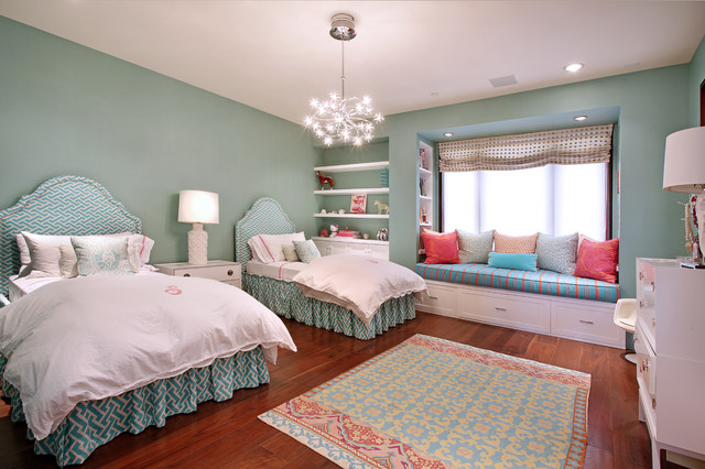 Modern Bedroom Girls Remarkable Modern Bedroom Ideas For Girls With Twin Bed And Bay Window Decorated By Fancy Bulbs Chandelier On Wooden Floor Bedroom  Lovely Bedroom Ideas For Girls With Fun And Colorful Furniture