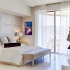 Bright Ivory Placed Stunning Bright Ivory Velvet Bench Placed On Foot Of The Bed While Matching The Scheme Of Modern Bed Frame Bedroom 35 Stylish Upholstered Bedroom Bench For Large Bedroom Sets