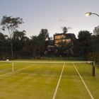 Large And Court Super Large And Exciting Tennis Court Located Quite Far From Maribyrnong House Building As A Feature Architecture Lavish And Breathtaking Contemporary Home With Spectacular Exterior Appearance