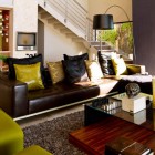 And Inviting Livig Warm And Inviting House The Living Room Furniture Set In Black Brown Transparent And Lime Green And Yellow Dream Homes Eclectic Contemporary Home In Hip And Vibrant Interior Style