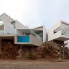 Rectangular Shaped House Alluring Rectangular Shaped Contemporary Beach House Las Lomas Architecture Design Completed In White And Concrete Exterior Architecture Fabulous Beach Home Built On Stunning Rocky Landscape