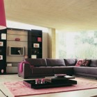 Brown Sofa Room Attractive Brown Sofa In Living Room With Roche Bobois Low Table Pink Roche Bobois Carpet And Dark Shelves Dream Homes Stunning And Elegant Living Room With Futuristic Modern Furniture