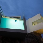 Contemporary Beach Lomas Complete Contemporary Beach House Las Lomas With Underground Swimming Pool With Lights Underwater Matched With Floating Balcony Architecture Fabulous Beach Home Built On Stunning Rocky Landscape